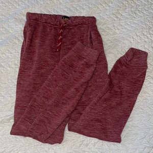 Lee Red Heathered Sweatpants Joggers